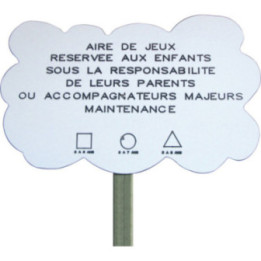 Kit niveau zéro pour panneau aire de jeux Nuage