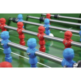 Joueurs en PVC de // couleur rouge et bleu