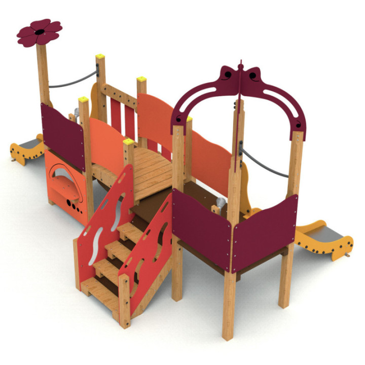 Structure de jeux de collectivité Papillon