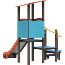 Tour avec toboggan Dino