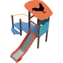 Tour avec toboggan Dino