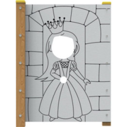 Jeu ludique chevalier et princesse