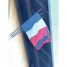 Drapeau français anti-enroulement