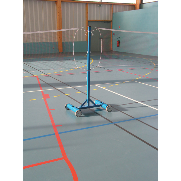 Poteau de badminton mobile
