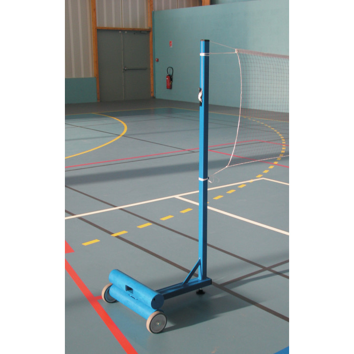 Poteau de badminton mobile
