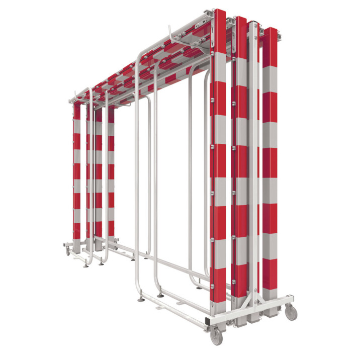 Chariot de transport pour buts de handball