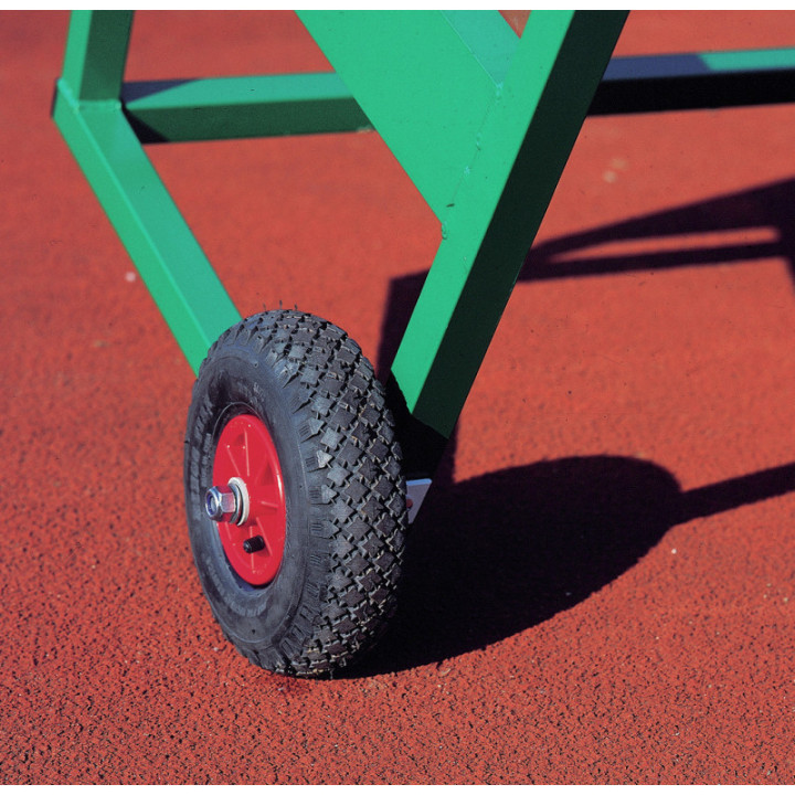 Jeu de 2 roues pour abri de touche