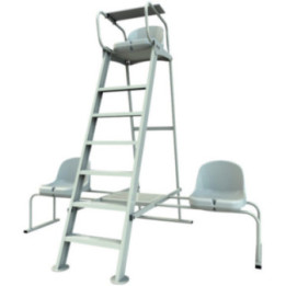Chaises latérales pour chaise d'arbitre tennis