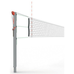 Paire de poteaux volley-ball compétition