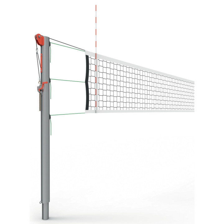 Paire de poteaux volley-ball compétition