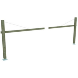 Limiteur de hauteur pivotant bois