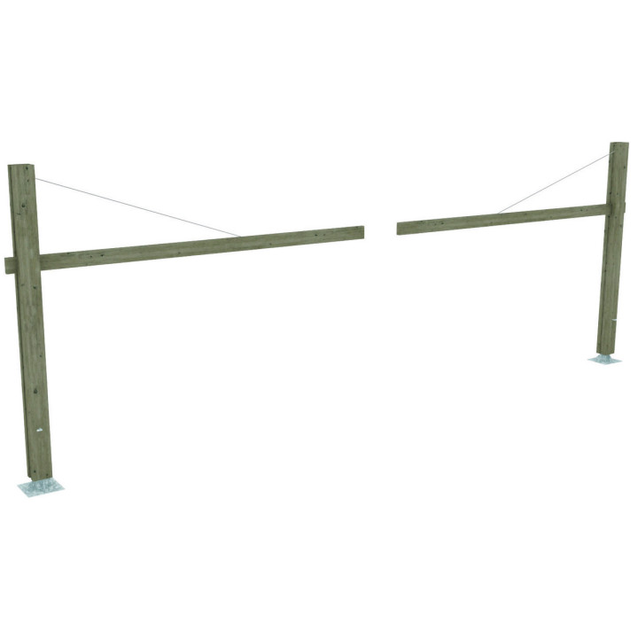 Limiteur de hauteur pivotant bois