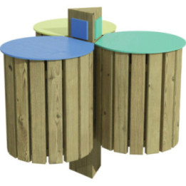 Lot de 3 couvercles pour corbeille Cotinus