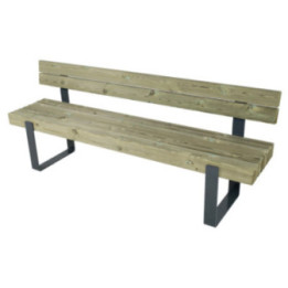 Gamme Forézienne mobilier urbain bois et acier