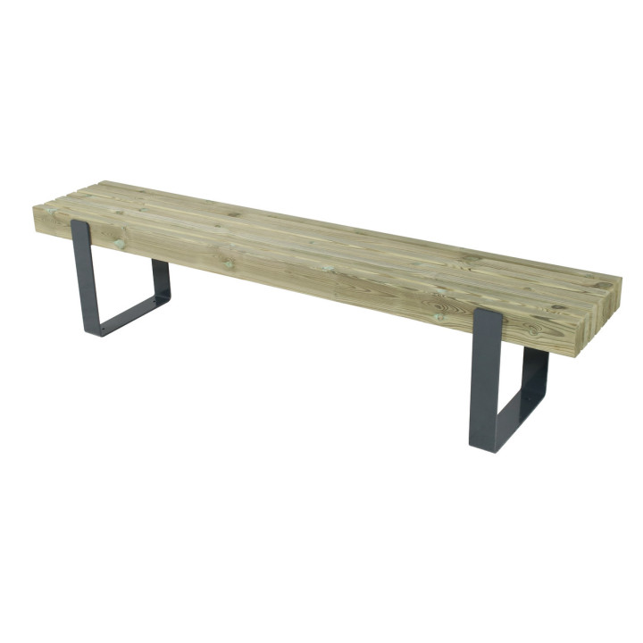 Gamme Forézienne mobilier urbain bois et acier