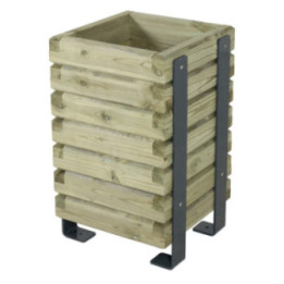 Gamme Forézienne mobilier urbain bois et acier