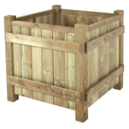 Jardinière bois Nancy carrée