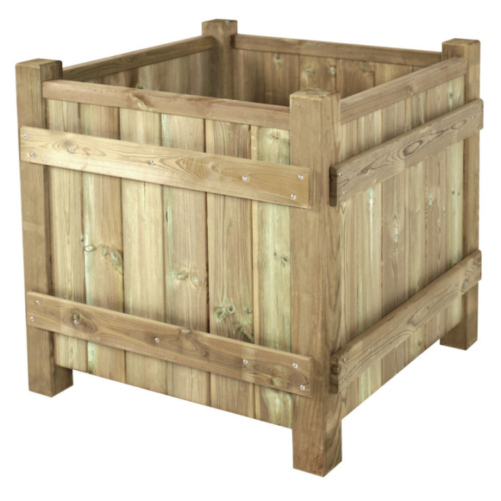 Jardinière bois Nancy carrée