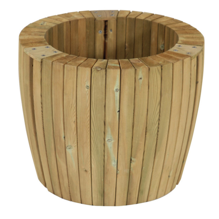 Jardinière bois Corte ronde