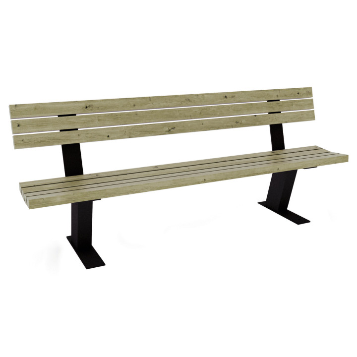 Banc bois Le Lussois