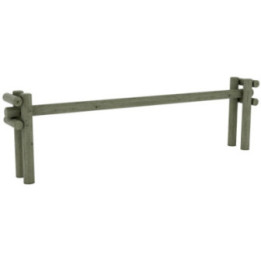 Barrière coulissante bois ronde