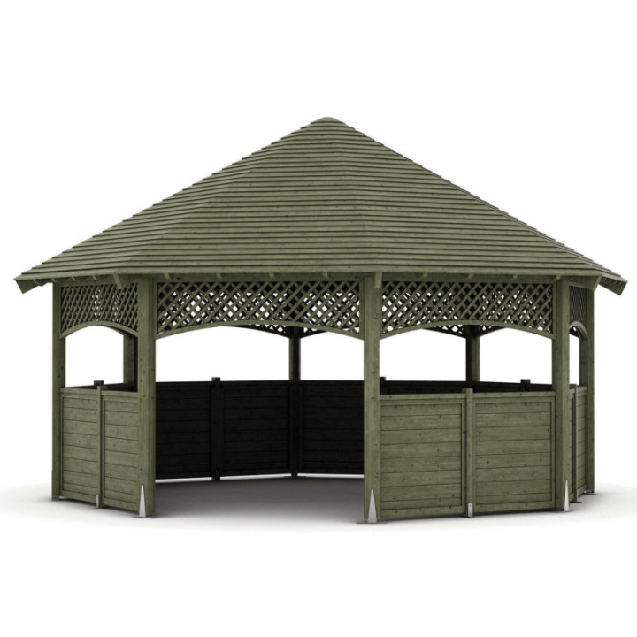 Banc intérieur pour kiosque rond