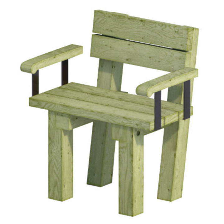 Gamme Séniors banc et fauteuil Le Nuiton
