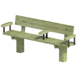 Gamme Séniors banc et fauteuil l'Ornanais