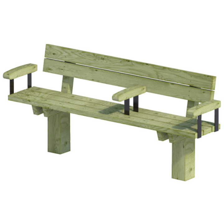 Gamme Séniors banc et fauteuil l'Ornanais