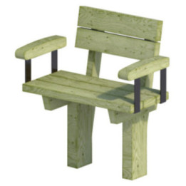 Gamme Séniors banc et fauteuil l'Ornanais