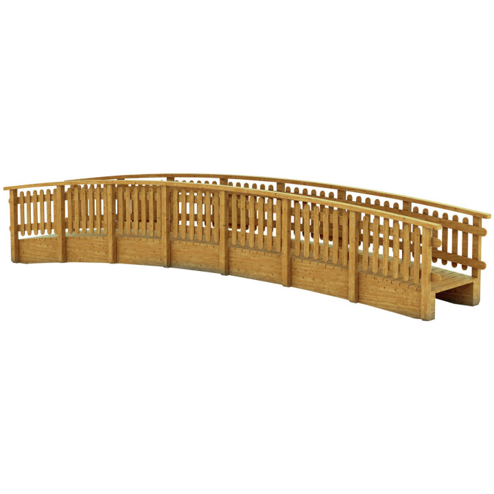 Accessoires passerelle en lamellé-collé