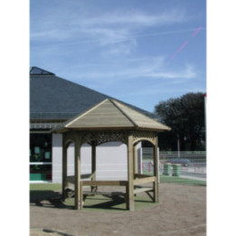 Options : treillis cintrés, bancs