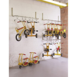 Support trottinette mural