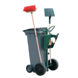 Chariot de voirie pour conteneur poubelle