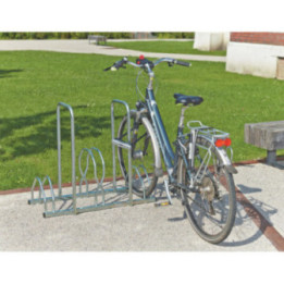 Support vélo haut-bas avec arceau antivol