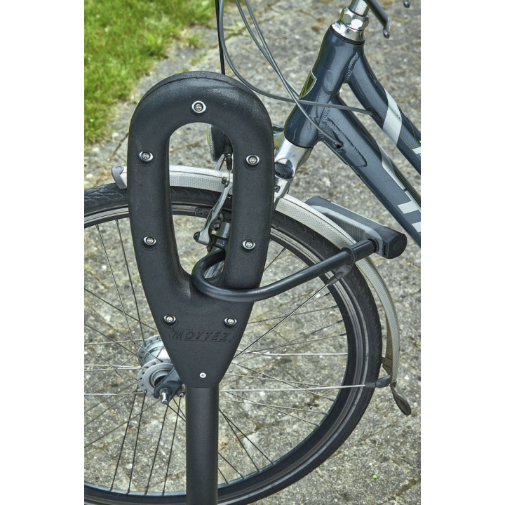 Poteau range vélo extérieur