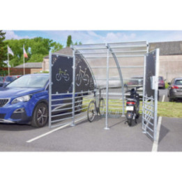 Abri 2 roues sécurisé Cyclom