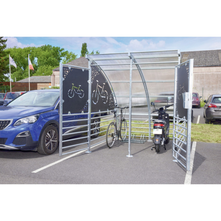 Abri 2 roues sécurisé Cyclom