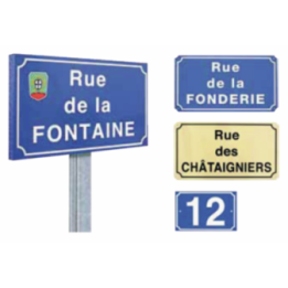 Plaque de rue