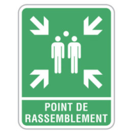 Panneaux point de rassemblement