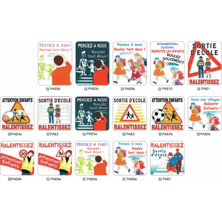 Panneaux sécurité enfants