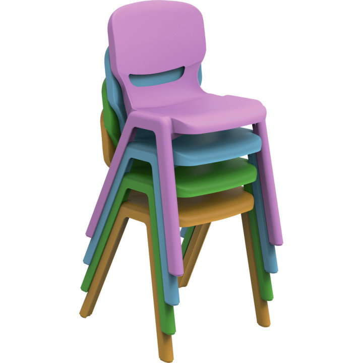 Chaise maternelle polypropylène Ergos