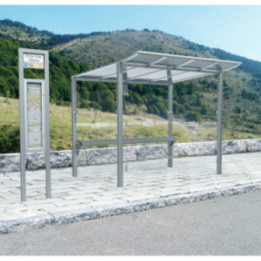 Abri-bus acier Modulo