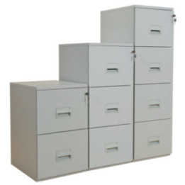 Armoire classeur à tiroirs poignée centrale
