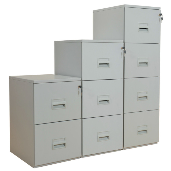 Armoire classeur à tiroirs poignée centrale
