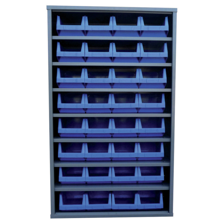 Armoire 32 bacs de 10 L // sans porte