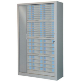 Armoire haut. 198 cm - 72 tiroirs
