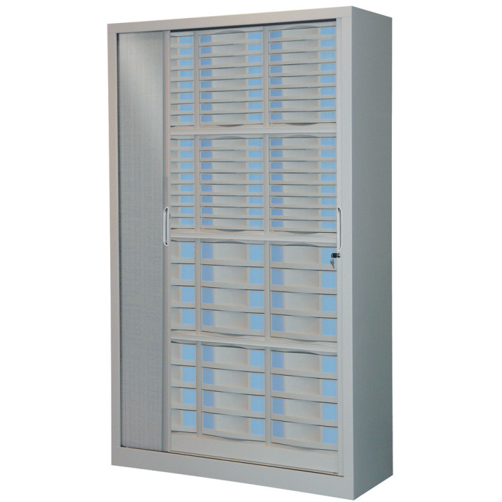 Armoire haut. 198 cm - 72 tiroirs