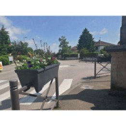 Balconnière polyéthylène sur rambarde