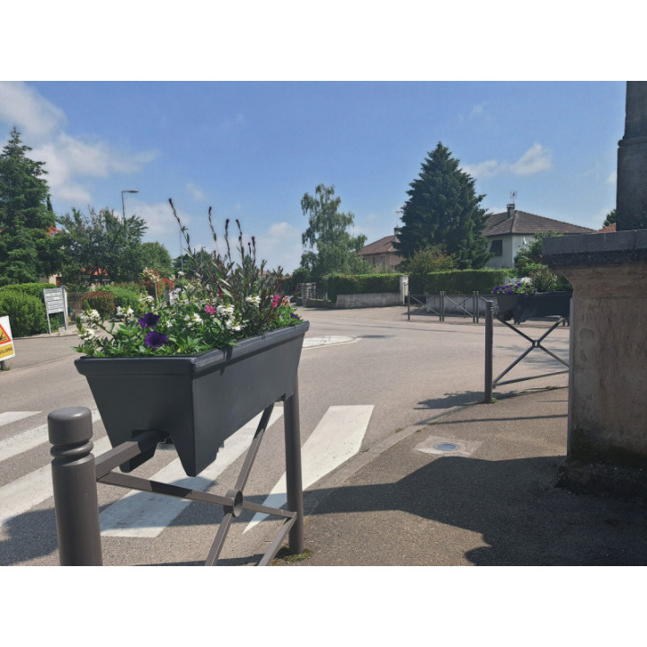 Balconnière polyéthylène sur rambarde